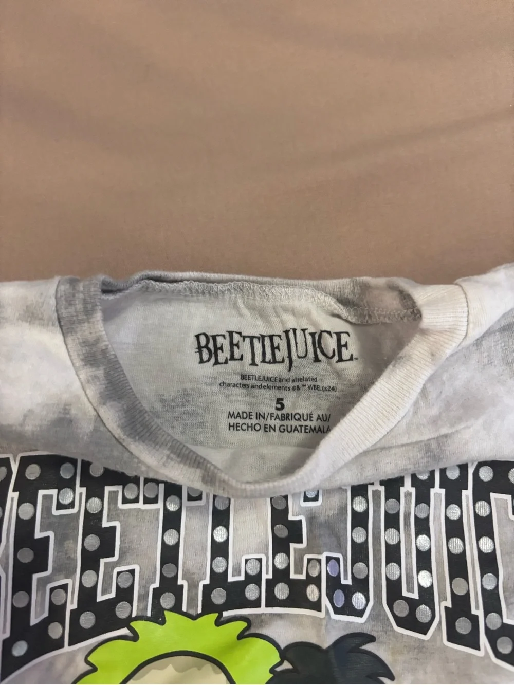 Rapunzel Purple Tee, Lilo & Stitch White Tee, Beetlejuice Tee bundle